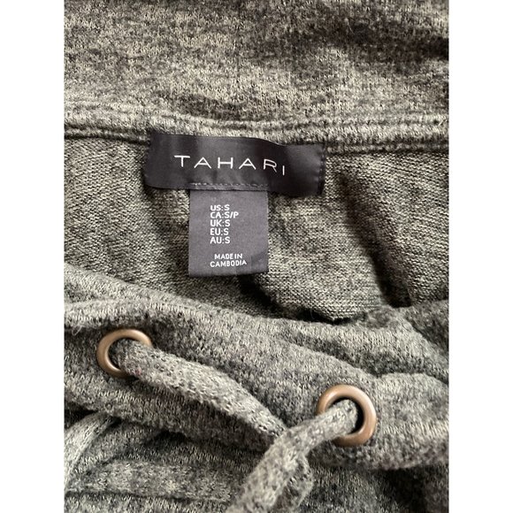 Tahari Olive Green Cowell Neck S Sweater - Picture 4 of 4